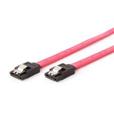 Gembird SATA3 50cm data cable metal clips Red kábel és adapter