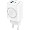Gembird TA-UC-PDQCW20-01-W USB-A / USB-C / Apple Watch Hálózati töltő Adapter 20W - Fehér (TA-UC-PDQCW20-01-W)