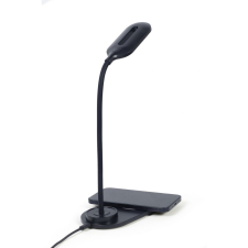 Gembird TA-WPC10-LED-01-MX asztali lámpa és vezeték nélküli töltő 10W fekete (TA-WPC10-LED-01-MX) mobiltelefon kellék