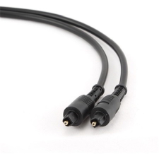 Gembird Toslink Standard M/M audio kábel 2m fekete kábel és adapter