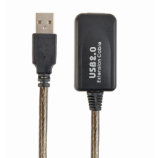 Gembird UAE-01-10M USB 2.0 active extension cable 10m Black kábel és adapter