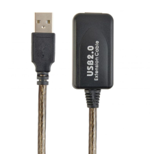 Gembird UAE-01-5M USB2.0 Active Extension cable 5m Black kábel és adapter