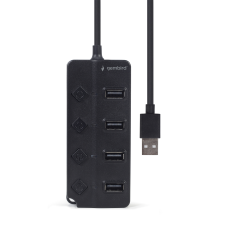 Gembird UHB-U2P4P-01 USB Type-A 2.0 HUB (4 port) (UHB-U2P4P-01) hub és switch