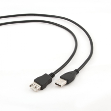 Gembird USB2.0 extension cable 3m Black kábel és adapter