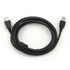 Gembird USB2.0 extension cable 3m Black (CCF-USB2-AMAF-10) kábel és adapter
