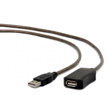 Gembird USB 2.0 aktív hosszabbító kábel, 10m UAE-01-10M kábel és adapter