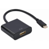 Gembird USB 3.0 Type C HDMI Átalakító Fekete 15cm A-CM-HDMIF-03