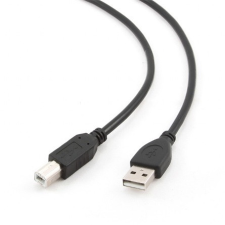  Gembird USB-A 2.0 -&gt; USB-B 2.0 M/M adatkábel 1m fekete kábel és adapter