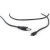Gembird USB-A 2.0 -> USB-B 2.0 micro M/M adatkábel 1.8m fekete (CCB-USB2-AMmDM-6)