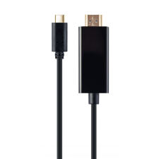 Gembird USB-C to HDMI-male adapter 4K 60Hz 2m black - A-CM-HDMIM-02 kábel és adapter
