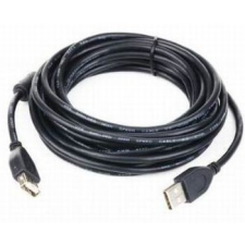 Gembird USB hosszabbító kábel 1.8m ferritmagos (CCF-USB2-AMAF-6) kábel és adapter