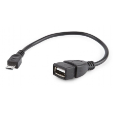 Gembird USB OTG AF to Micro BM Cable 0,15m Black kábel és adapter