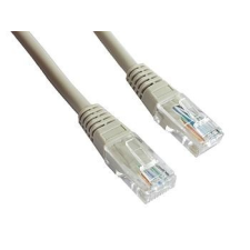 Gembird UTP Cat5e patch kábel 15m - szürke kábel és adapter