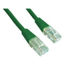 Gembird UTP Cat5e patch kábel 3m - zöld kábel és adapter