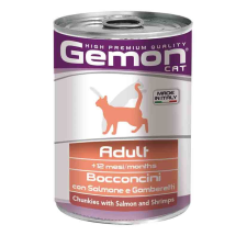 Gemon Cat adult lazac/rák konzerv 415g macskaeledel