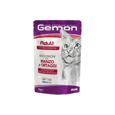 Gemon Cat Chunkies Adult (Marha & Zöldség) - 100 g macskaeledel