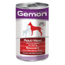 Gemon Dog Adult Maxi konzerv Marha – 24×1250 g kutyaeledel