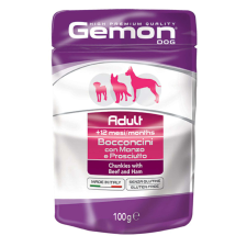 Gemon Dog Alutasak 100G Marha és Sonka kutyaeledel