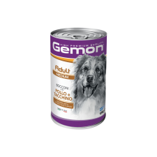 Gemon Dog Can Medium Adult (Csirke &amp; Pulyka) - 1250 g kutyaeledel