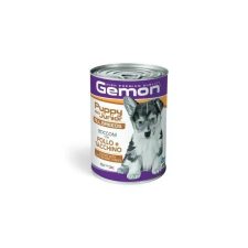 Gemon Dog konzerv Puppy & Junior Csirke-Pulyka 415g kutyaeledel