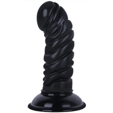 GENERIQUE Plug Curveb 13 x 4 cm fekete műpénisz, dildó