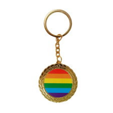 GENERIQUE PRIDE - LGBT ZÁSZLÓ KEREK KULCSTARTÓ erotikus ajándék