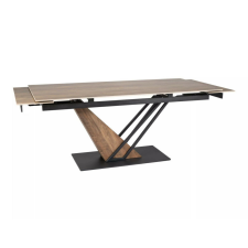  Genesis Legno Kihúzható Kerámia Étkezőasztal Tölgy-Fekete bútor