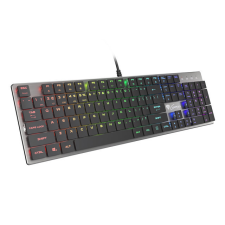 Genesis Thor 420 RGB mechanikus slim Gamer billentyuzet, US kiosztás Blue switch billentyűzet