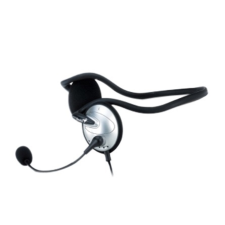 Genius HS-300A stereo headset fekete-ezüst 31710164101 fülhallgató, fejhallgató