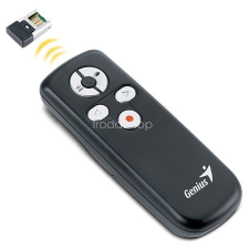 Genius Prezentációs távirányító, lézermutatóval, vezeték nélküli, GENIUS &quot;Media Pointer 100&quot; prezenter