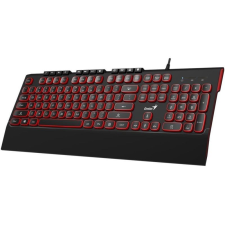 Genius Slimstar 280 Keyboard Black/Red HU billentyűzet