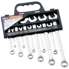 GENIUS TOOLS csillag-villás kulcs készlet, 7-19mm, 11 darabos szerszámkészlet