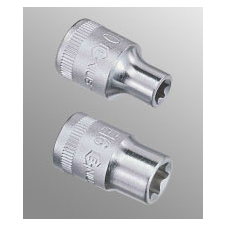 GENIUS TOOLS Dugókulcs - crowafej 1/2" belső torx E16 Genius dugókulcs