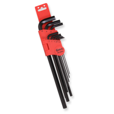 GENIUS TOOLS Imbuszkulcs készlet 9 db-os hosszú egyenesvégű Genius imbuszkulcs