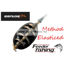 Genlog Elasticated Flat In-Line Method Feeder - Gumizott Method Kosár 40G horgászkiegészítő
