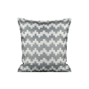  Geo mintás párnahuzat Acélszürke/bézs 45x45 cm