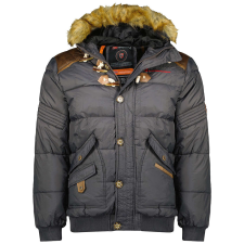  GEOGRAPHICAL NORWAY férfi kabát BELPHEGORE MEN téli, XXL Sötétszürke férfi kabát, dzseki