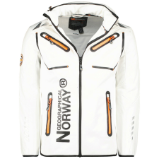 Geographical Norway férfi kabát RAINBOW MEN softshell, Fehér XXL férfi kabát, dzseki