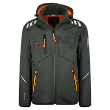 Geographical Norway férfi kabát ROBIN MEN softshell, L Sötétszürke férfi kabát, dzseki
