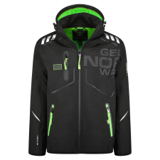 Geographical Norway férfi kabát ROBIN MEN softshell, XL Fekete férfi kabát, dzseki