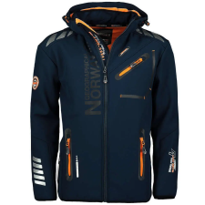 Geographical Norway férfi kabát ROYAUTE softshell, 7XL Sötétkék férfi kabát, dzseki