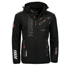 Geographical Norway férfi kabát ROYAUTE softshell, Fekete 6XL