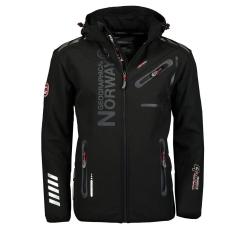 Geographical Norway férfi kabát ROYAUTE softshell, L Fekete