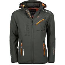 Geographical Norway férfi kabát ROYAUTE softshell, M Sötétszürke férfi kabát, dzseki