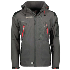 Geographical Norway férfi kabát TECHNO softshell, 3XL Sötétszürke férfi kabát, dzseki