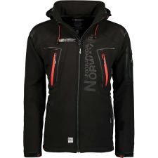 Geographical Norway férfi kabát TECHNO softshell, Fekete 5XL férfi kabát, dzseki