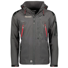 Geographical Norway férfi kabát TECHNO softshell, L Sötétszürke