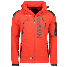 Geographical Norway férfi kabát TECHNO softshell, XL Piros férfi kabát, dzseki