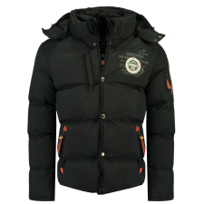 Geographical Norway férfi kabát VERVEINE MEM JKT 005 B55, XL Fekete férfi kabát, dzseki