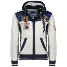 Geographical Norway férfi pulóver GEDAY MEN SAM 100, M Szürke férfi pulóver, kardigán